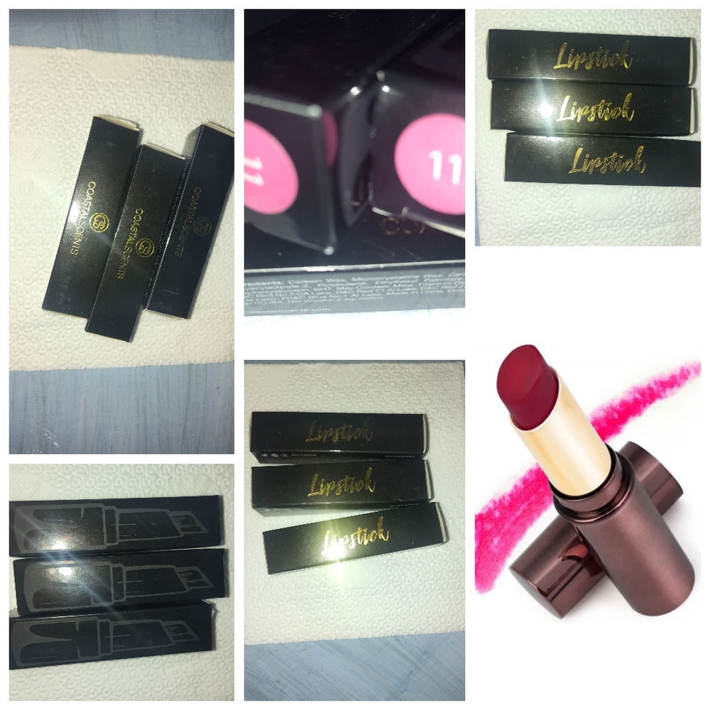 Coastal Scents Lipstick No. 11 (LS-011). 6 count